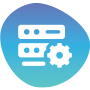 Icon - Infrastructure Management 90x90 with BG Infrastructure Management